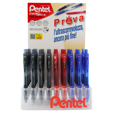 Expo 36pz Energel X + 24pz refill Pentel