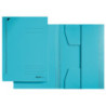 Cartellina 3 lembi azzurro 24,3X34cm Leitz