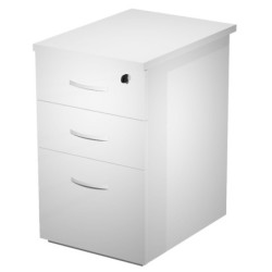 Cassettiera alta 3cass. 44x60xH73cm Bianco - Agora' Compact