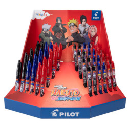 Expo 96pz Frixion Ball e Clicker Naruto ed. limitata colori assortiti Pilot