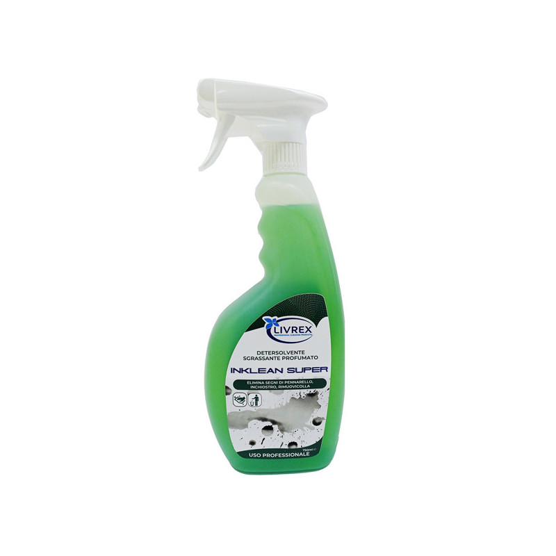 Detergente sgrassatore Inklean Super menta trigger 750ml Livrex