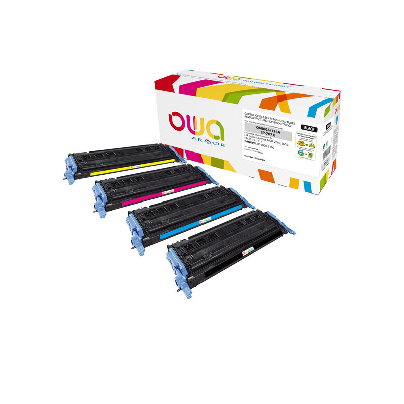 TONER GIALLO ARMOR PER HP COLOR LASERJET 1600 2600 2605 / CANON LBP 5000