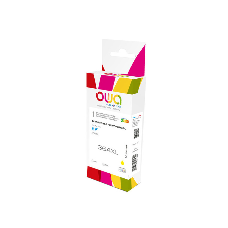 Armor Cartuccia Giallo per HP 364XL -12ml