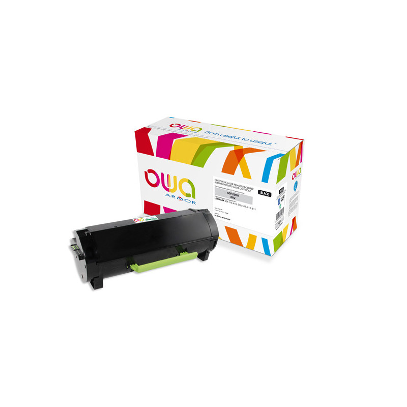Toner Nero Armor per Lexmark MX310, 410, 510, 511, 610, 611