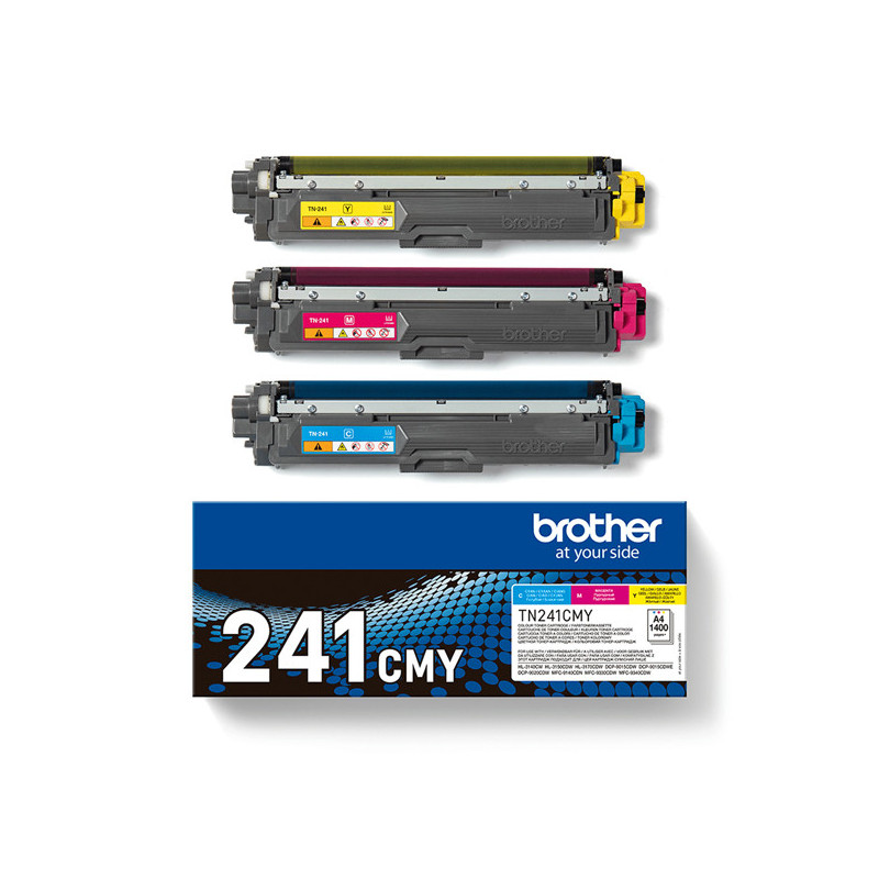 Bundle di 3 toner TN-241 C/M/Y da 1.400 pagine/cad.