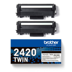 Bundle di 2 toner nero TN-2420 da 3.000 pagine