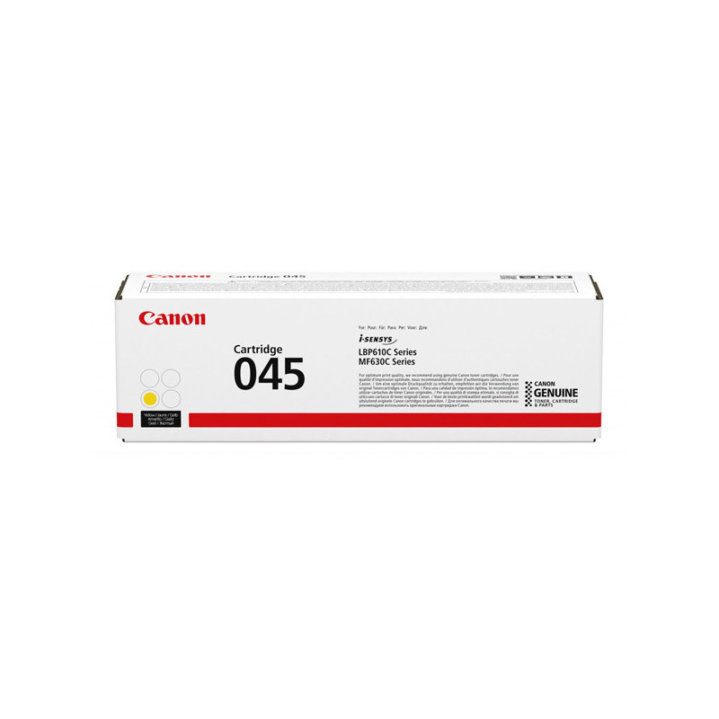 TONER CANON CRG 045 Y GIALLO PER LBP613Cdw, LBP611Cn MF635Cx, MF633Cdw, MF631Cn