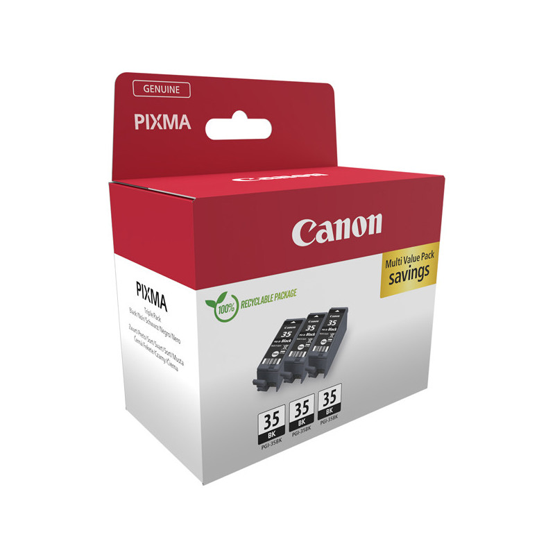 Canon Cartuccia Ink PGI-35 Nero (3 cartucce)