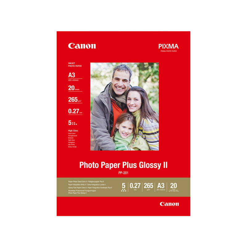 CANON CARTA FOTOGRAFICA PP-201 260g/m2 A3 20 FOGLI