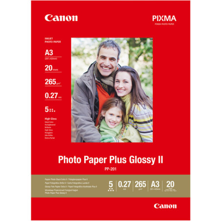 CANON CARTA FOTOGRAFICA PP-201 260g/m2 A3 20 FOGLI