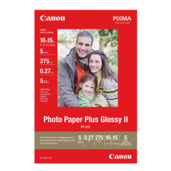 CANON CARTA FOTOGRAFICA PLUS GLOSSY PP-201 10x15cm 5 fogli