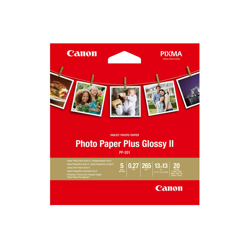 CANON CARTA FOTOGRAFICA PP- 201 13x13cm 20FG