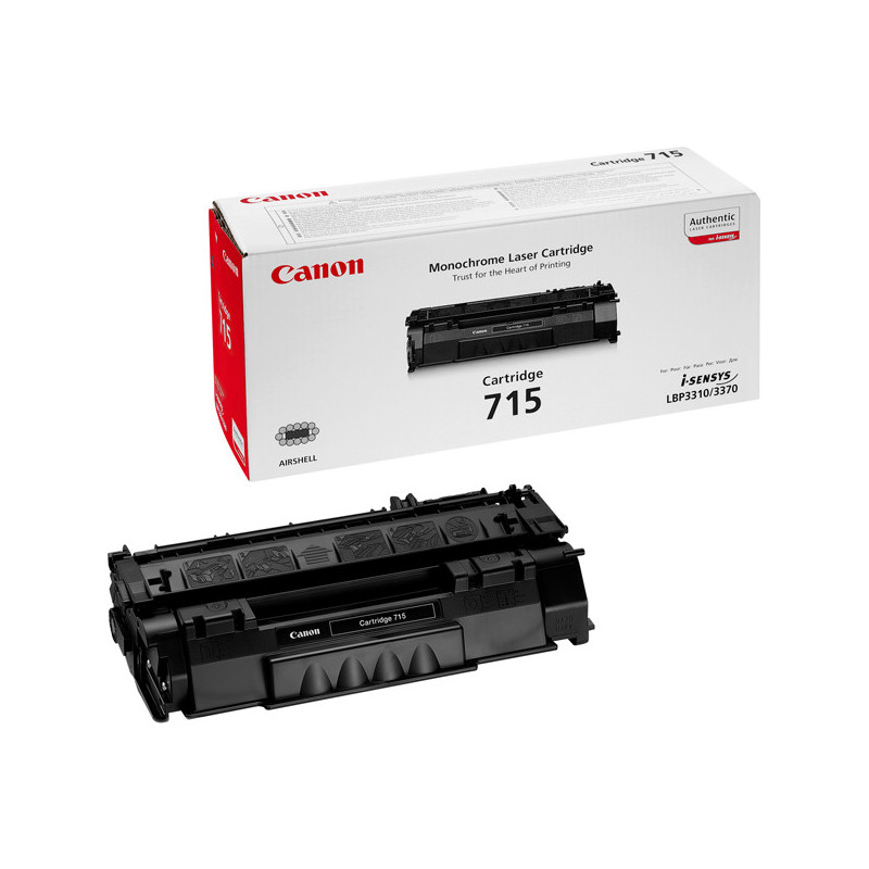 TONER NERO LBP3310 LBP3370 CRG 715 CAPACITA' STANDARD
