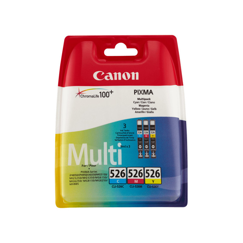 MULTIPACK CLI-526 CIANO MAGENTA GIALLO