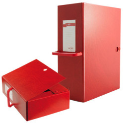 Scatola archivio Big 200 250x350mm rosso c/maniglia Sei Rota