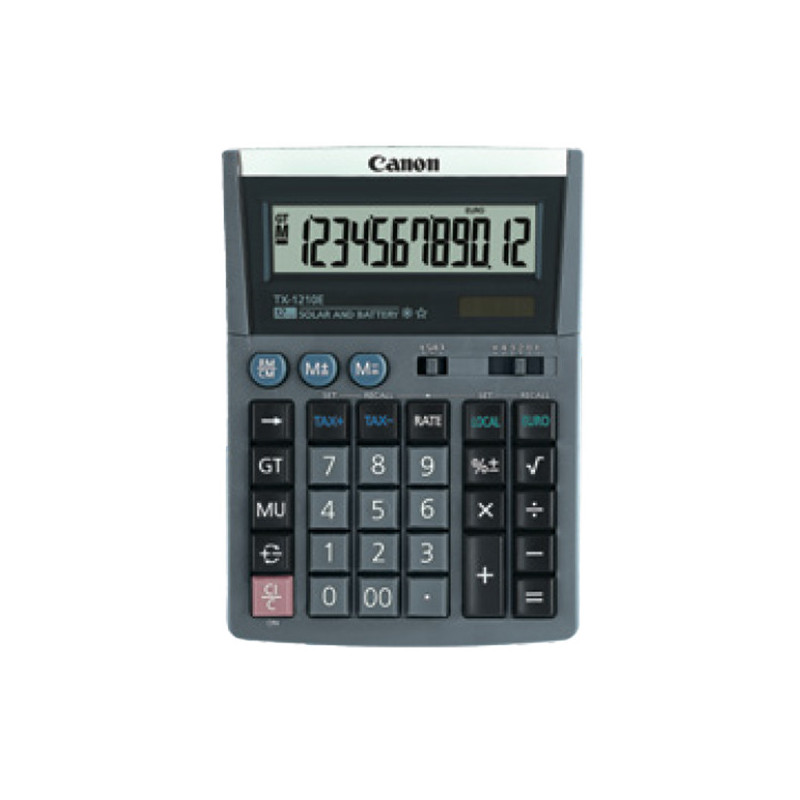 Canon Calcolatrice TX-1210E DBL EMEA GRIGIO