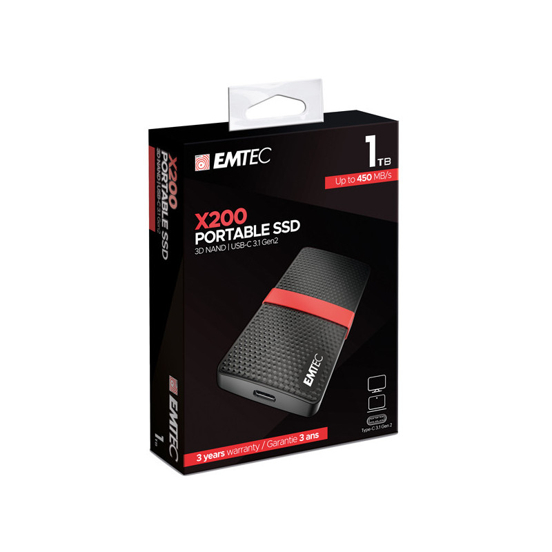 Emtec Hard Disk SSD esterno da 1 terabyte (3.1)