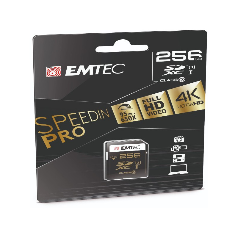 Emtec SD 256GB USH-I U3 SpeedIN