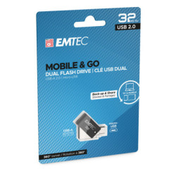 Emtec Dual USB2.0 micro-USB T260 32GB