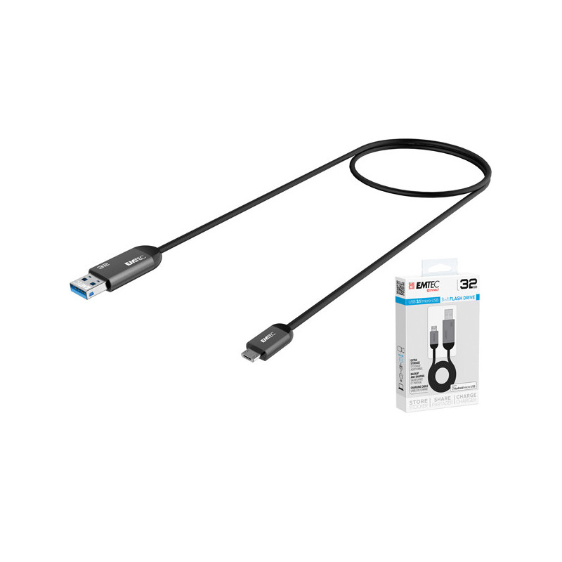 USB3.1 DUO Micro-USB Charge T750 32GB