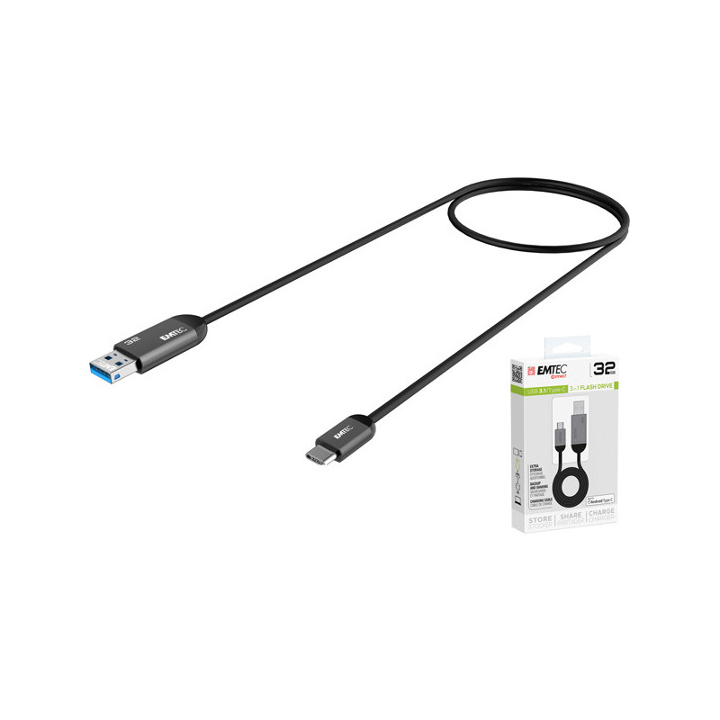 USB3.1 DUO Type-C Charge T750 32GB