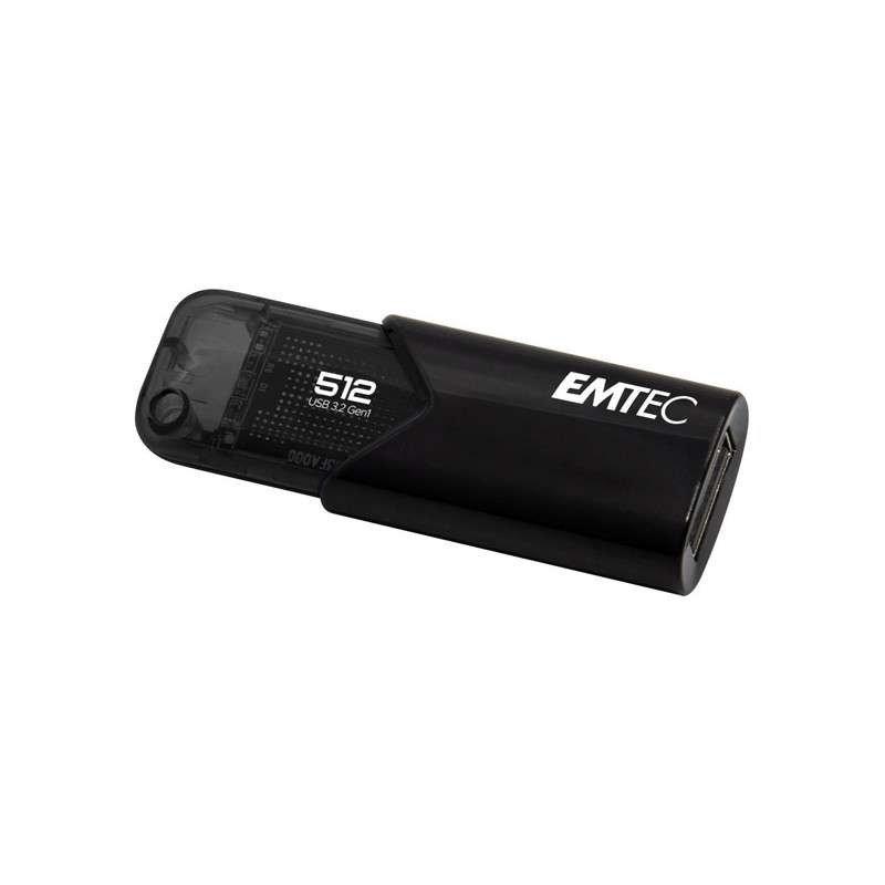 Emtec Memoria USB B110 USB3.2 Clickeasy 512GB nera