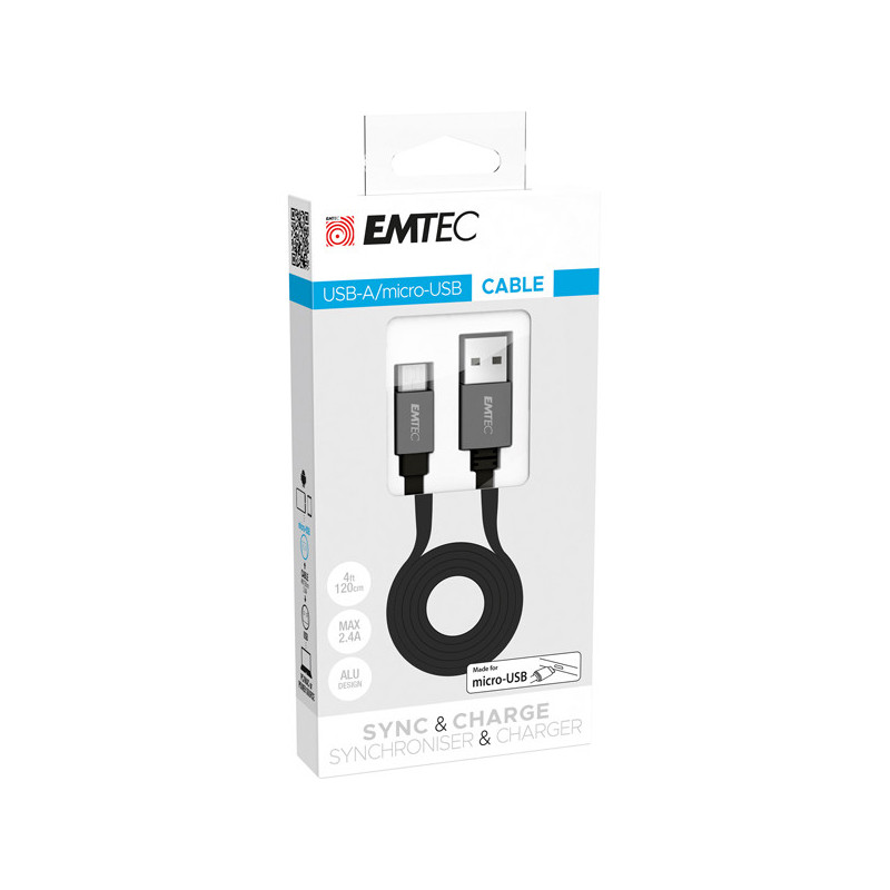 Emtec Cavo USB-A to micro-USB T700