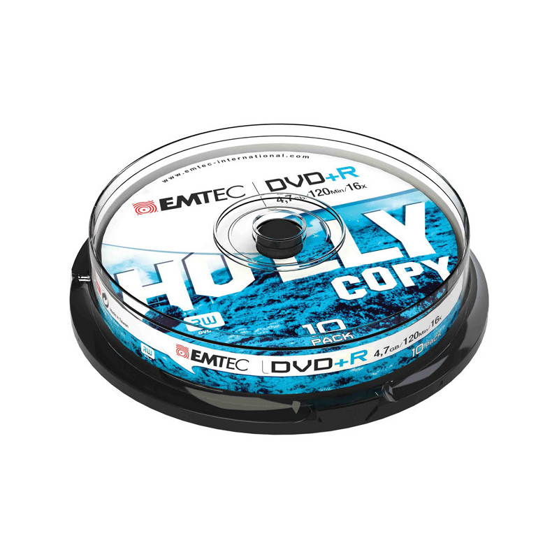 DVD+R EMTEC4,7GB 16X SPINDLE (kit 10pz)