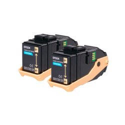 TONER CARTRIDGE ACUBRITE CIANO (S050604), IN CONFEZIONE DOPPIA