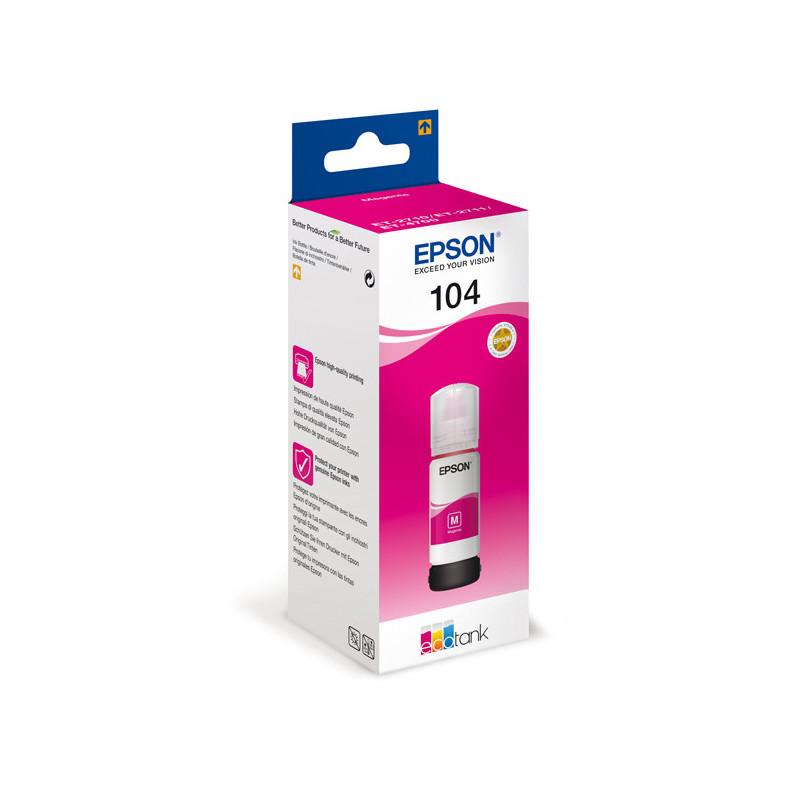 CARTUCCIA INCHIOSTRO 104, FLACONE MAGENTA DA 65ML