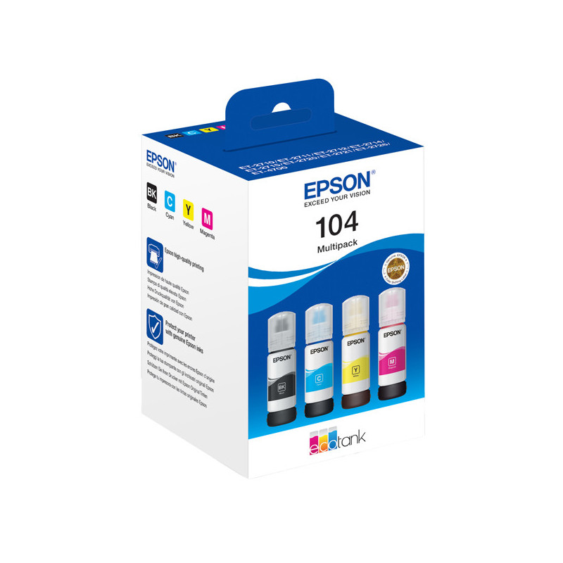 Epson ECOTANK 104 MULTIPACK BK/C/M/G