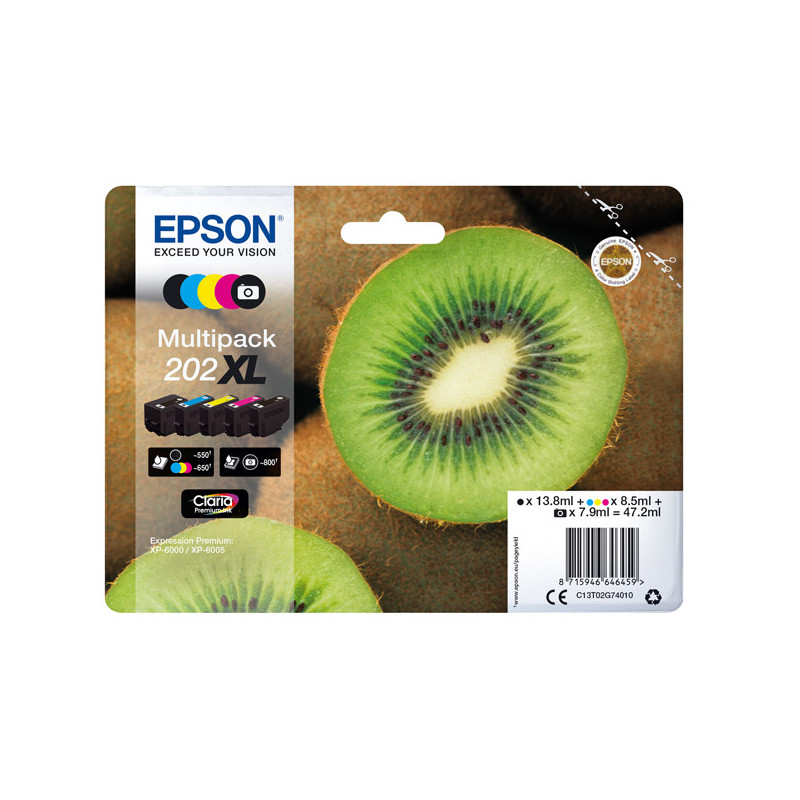 CARTUCCIA MULTIPACK 202 XL KIWI