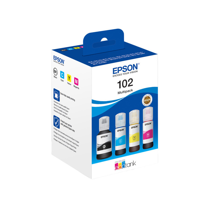 Epson ECOTANK 102 MULTIPACK BK/C/M/G