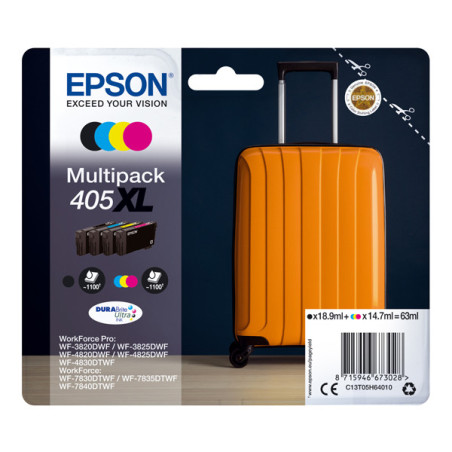 Cartucce di inchiostro Epson Multipack BK/C/M/Y serie405XL