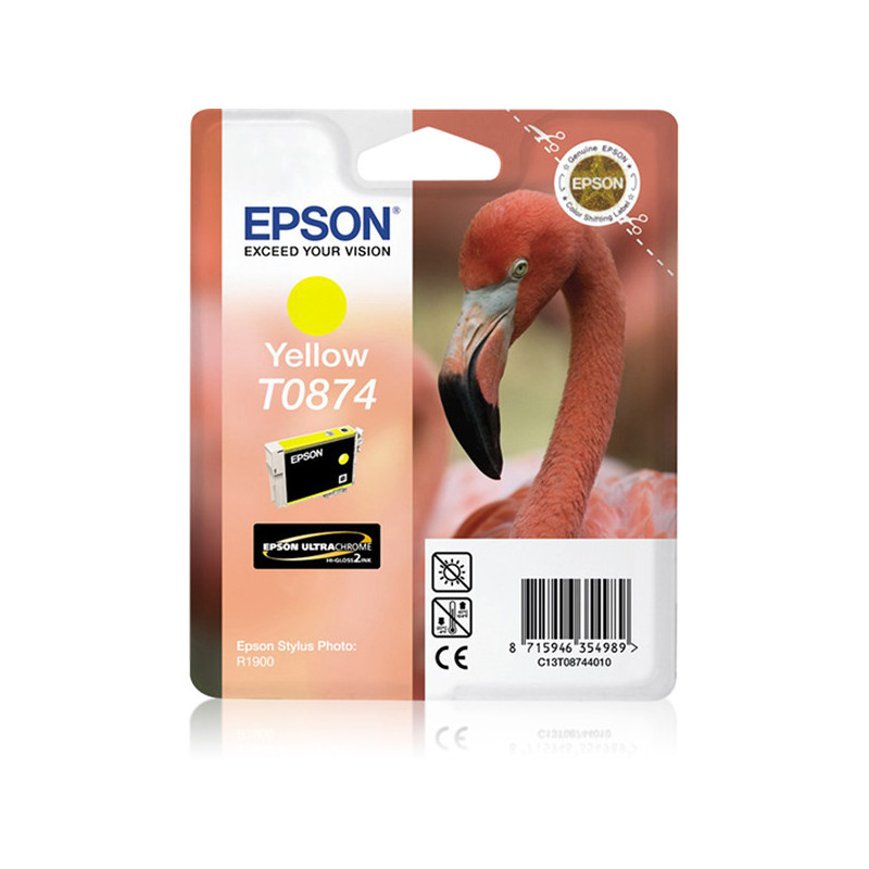 CARTUCCIA INCHIOSTRO A PIGMENTI GIALLO EPSON ULTRACHROME HI-GLOSS2 BLISTER RS