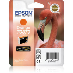 CARTUCCIA INCHIOSTRO A PIGMENTI ARANCIO EPSON ULTRACHROME HI-GLOSS2 BLISTER C/RF