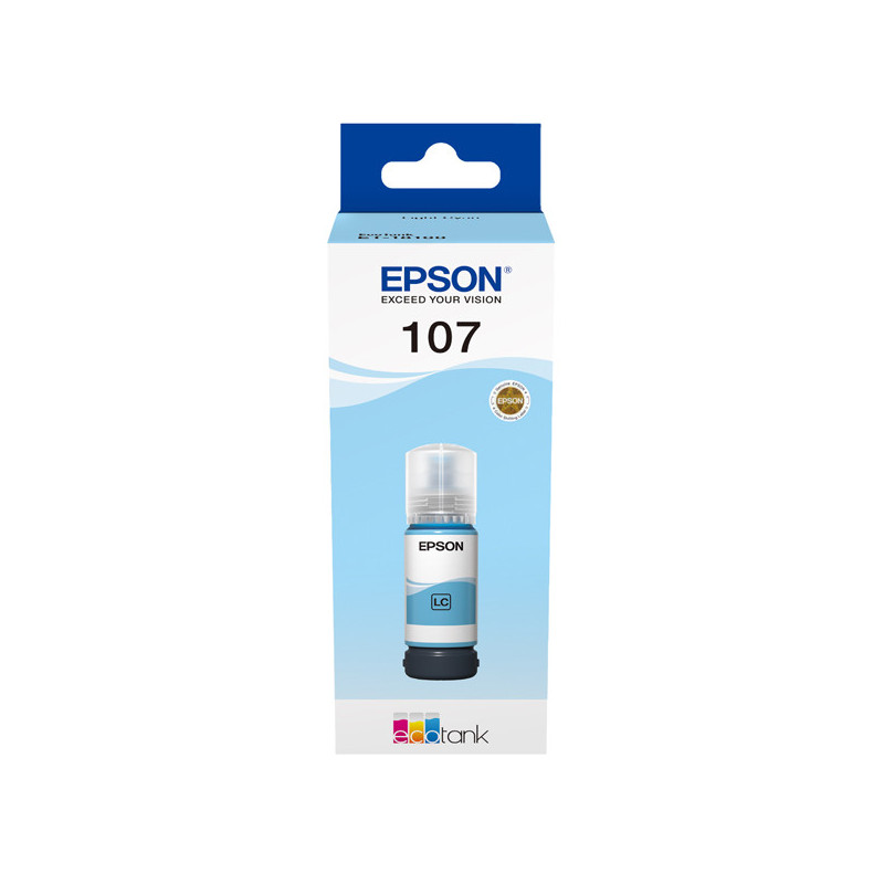 Epson Cartuccia EcoTank 107 Ciano Chiaro