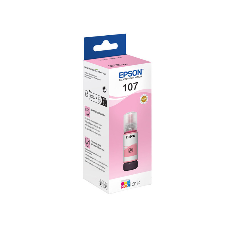 Epson Cartuccia EcoTank 107 Magenta Chiaro