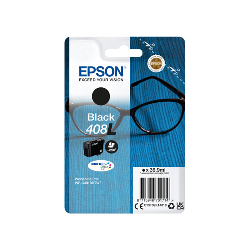 Epson Cartuccia DURABrite Ultra, 408L Nero