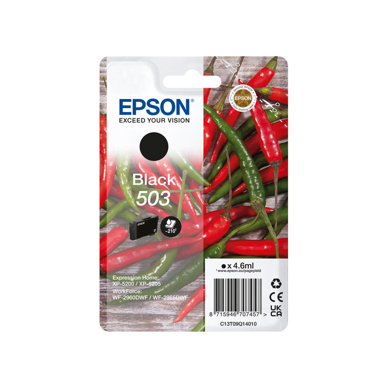 Epson Cartuccia 503 Peperoncino Nero 4,6 ml