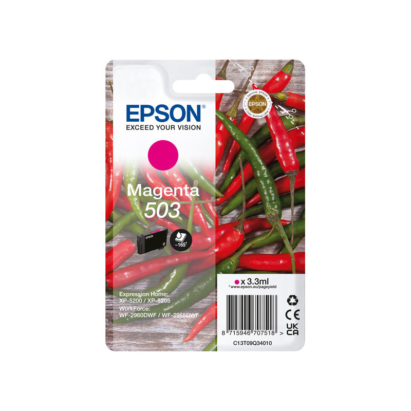 Epson Cartuccia 503 Peperoncino Magenta 3,3 ml