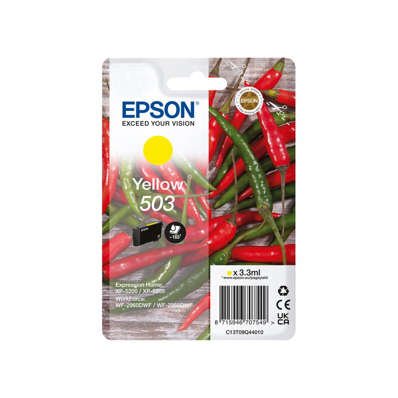 Epson Cartuccia 503 Peperoncino Giallo 3,3 ml