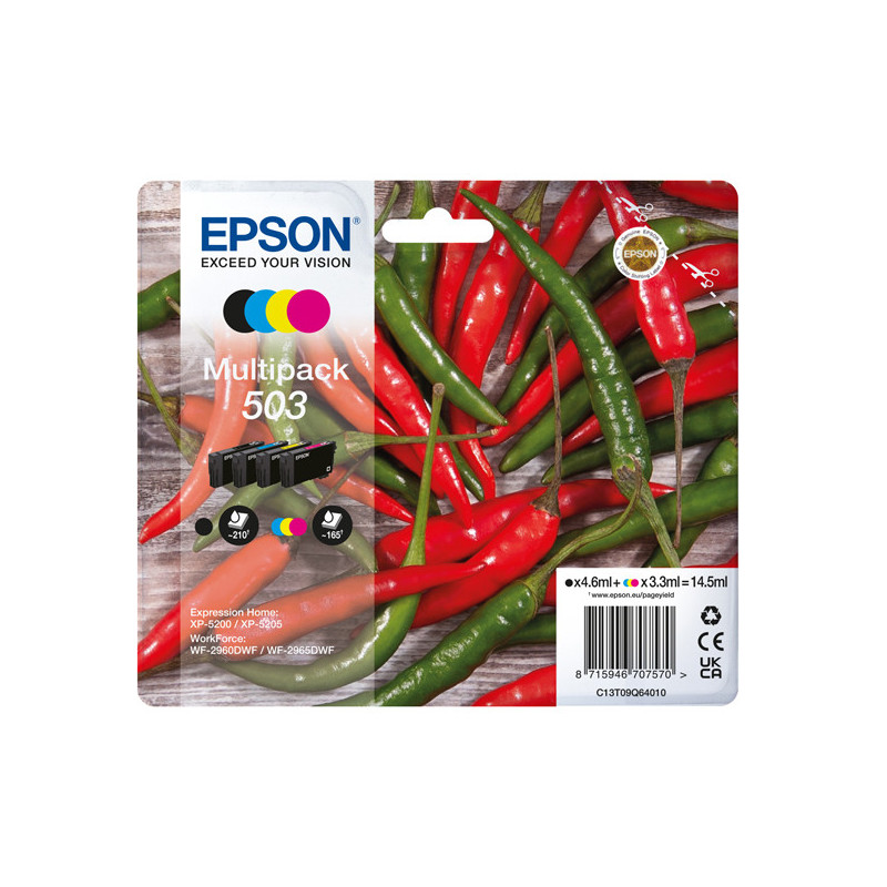 Epson Multipack 503 Peperoncino BK/C/M/Y