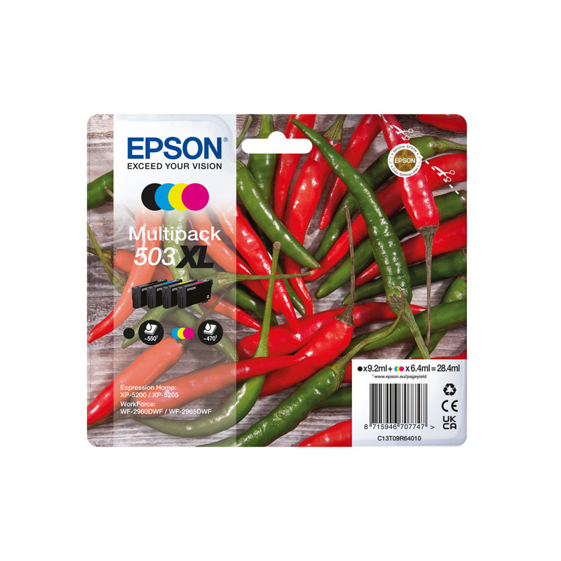 Epson Multipack 503XL Peperoncino BK/C/M/Y