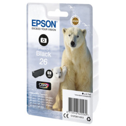 CARTUCCIA NERO-FOTO EPSON CLARIA PREMIUM SERIE 26/ORSO POLARE IN BLISTER RS