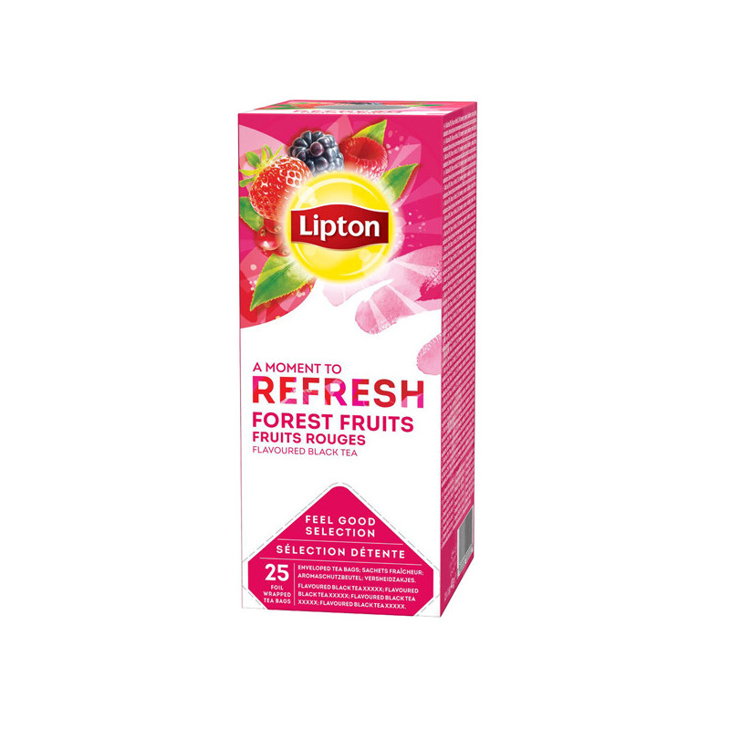 Confezione 25 filtri Frutti di bosco Feel Good Selection Lipton