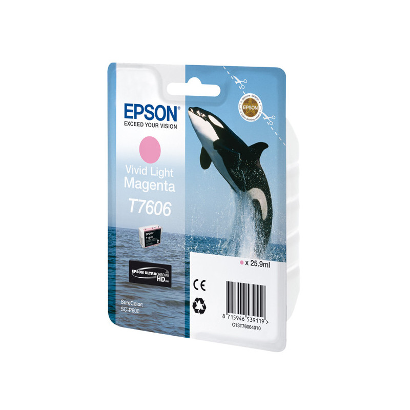 Epson Cartuccia T7606 Viv Light Magenta 25,9 ml