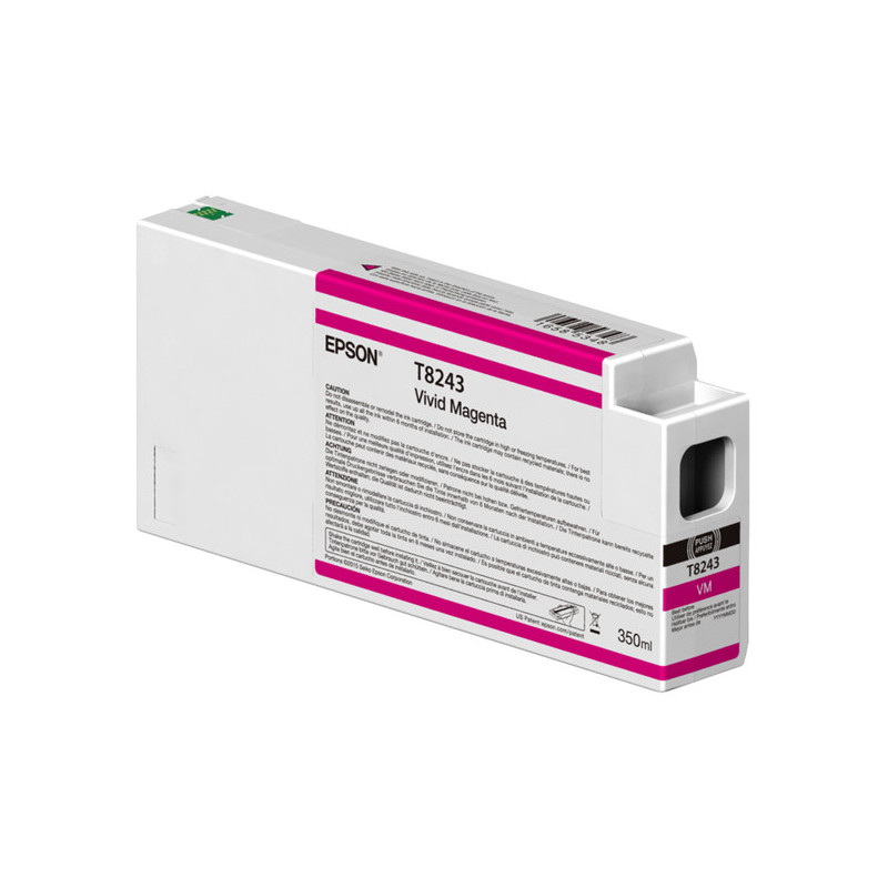 TANICA INCHIOSTRO MAGENTA 350 ML PER PLOTTER EPSON SURECOLOR SERIES SC-P6000/