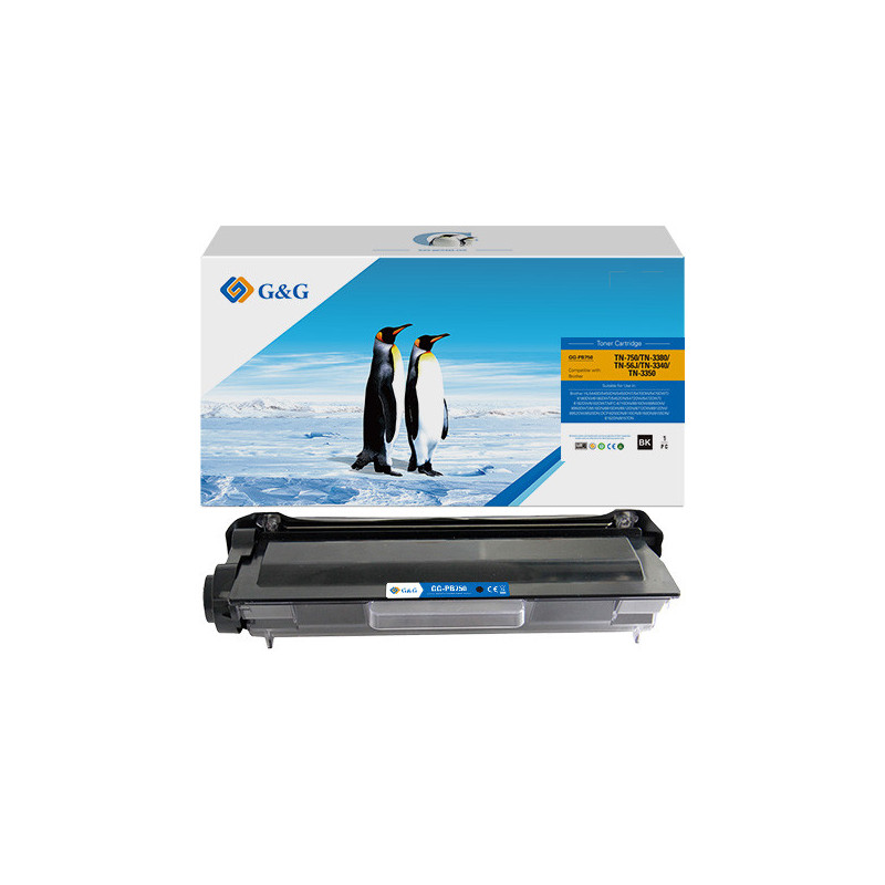 Toner Compatibile GG Nero per Brother HL-5440D/5450DN/5450DNT/5470DW/5470DWT