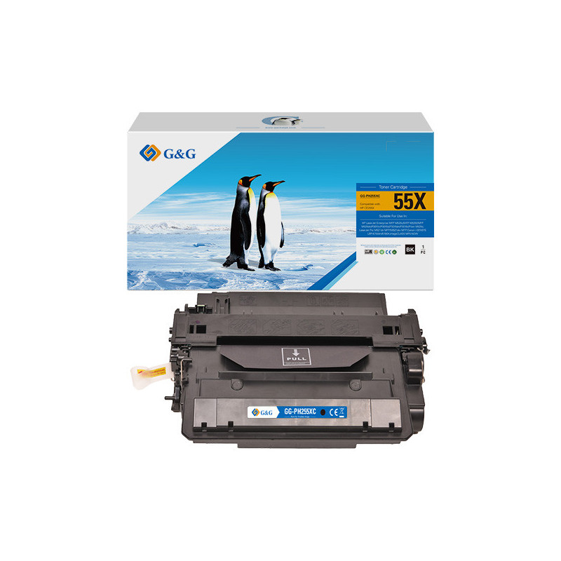 Toner Compatibile GG Nero per HP LaserJet Enterprise MFP M525c/MFP M525f